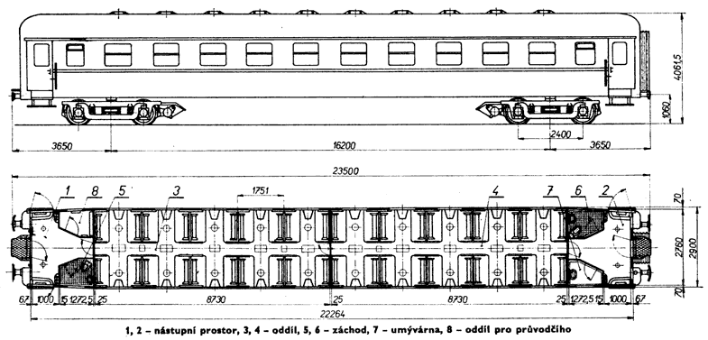 Схема вагона Bai