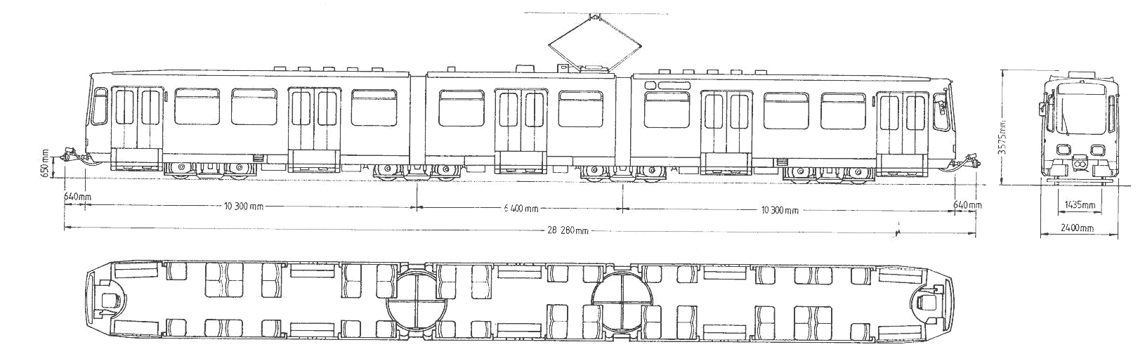 Схема трамвая TW 6000