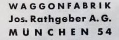 Waggonfabrik Josef Rathgeber