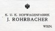 J. Rohrbacher (k. u. k. Hofwagenfabrik J. Rohrbacher)