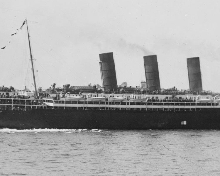 Пароход Lusitania