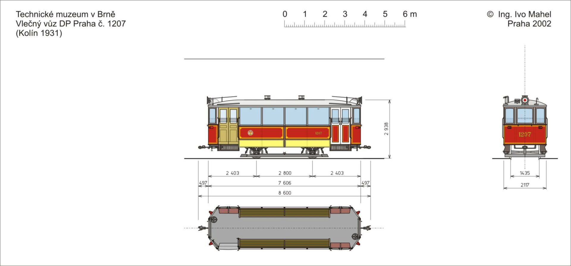 Схема трамвая 1207