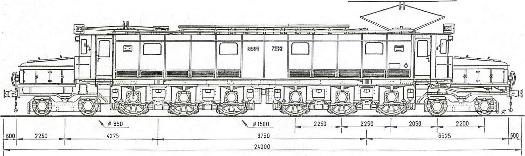 Схема электровоза 7200