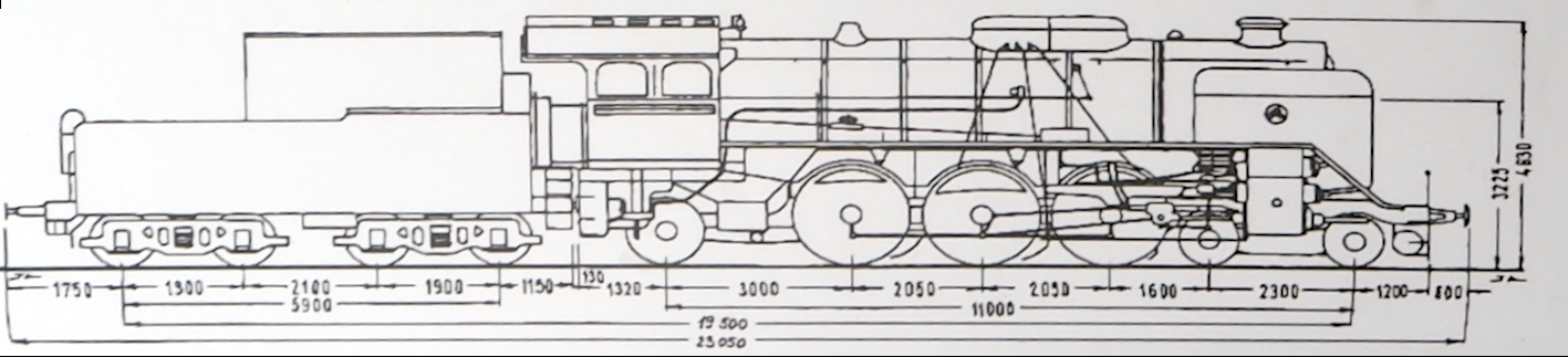 Схема паровоза 387.0