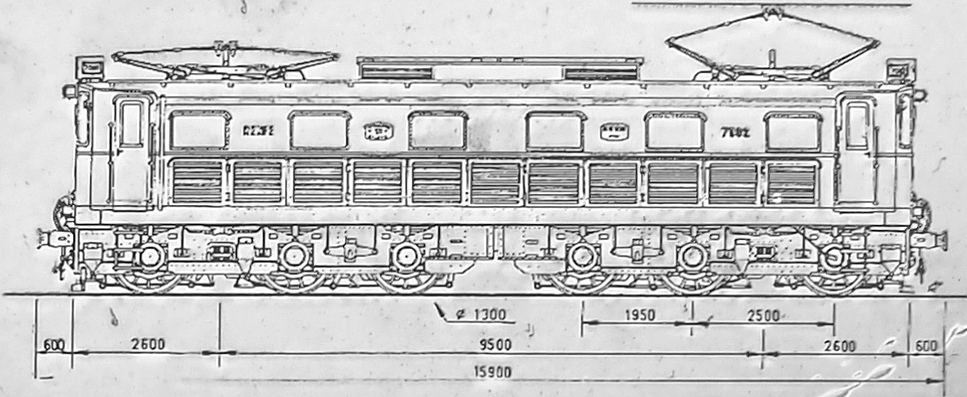 Схема электровоза 7000