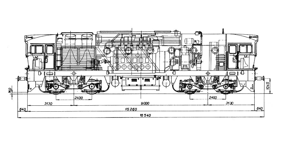 Схема тепловоза T478.4