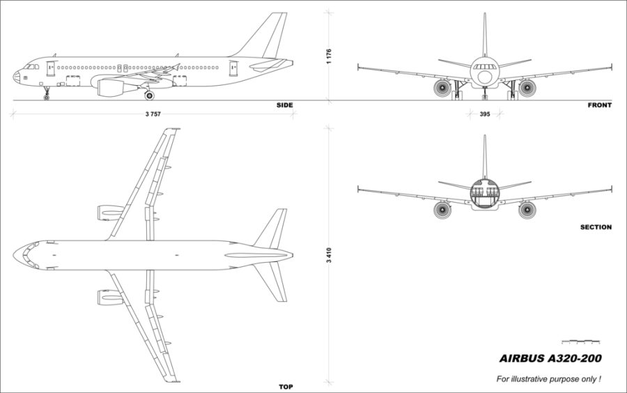 Схема Airbus 320-200