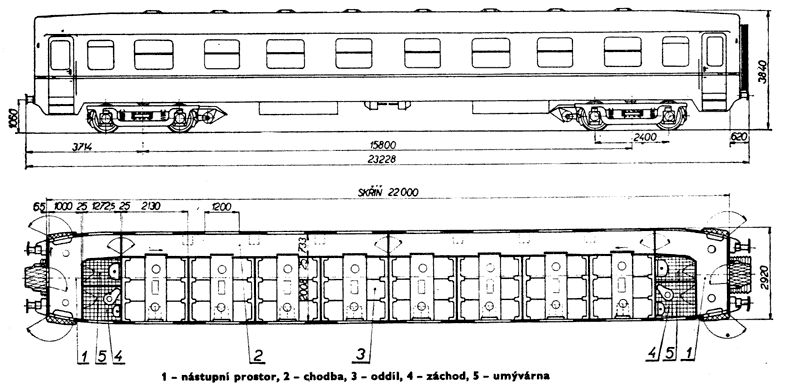 Схема вагона Aa