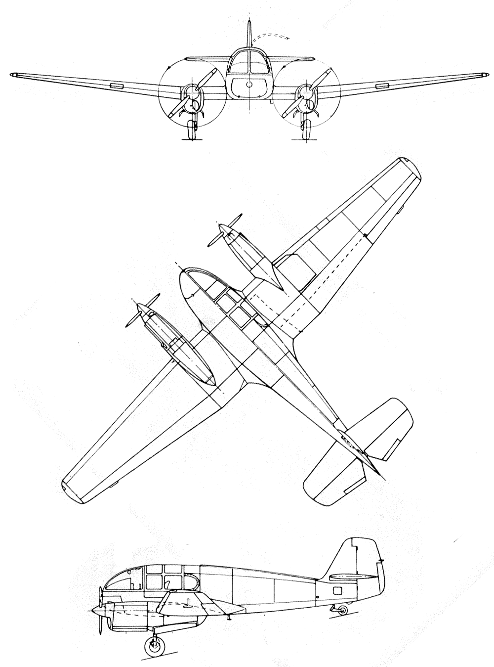 Схема Ae-45S Super Aero