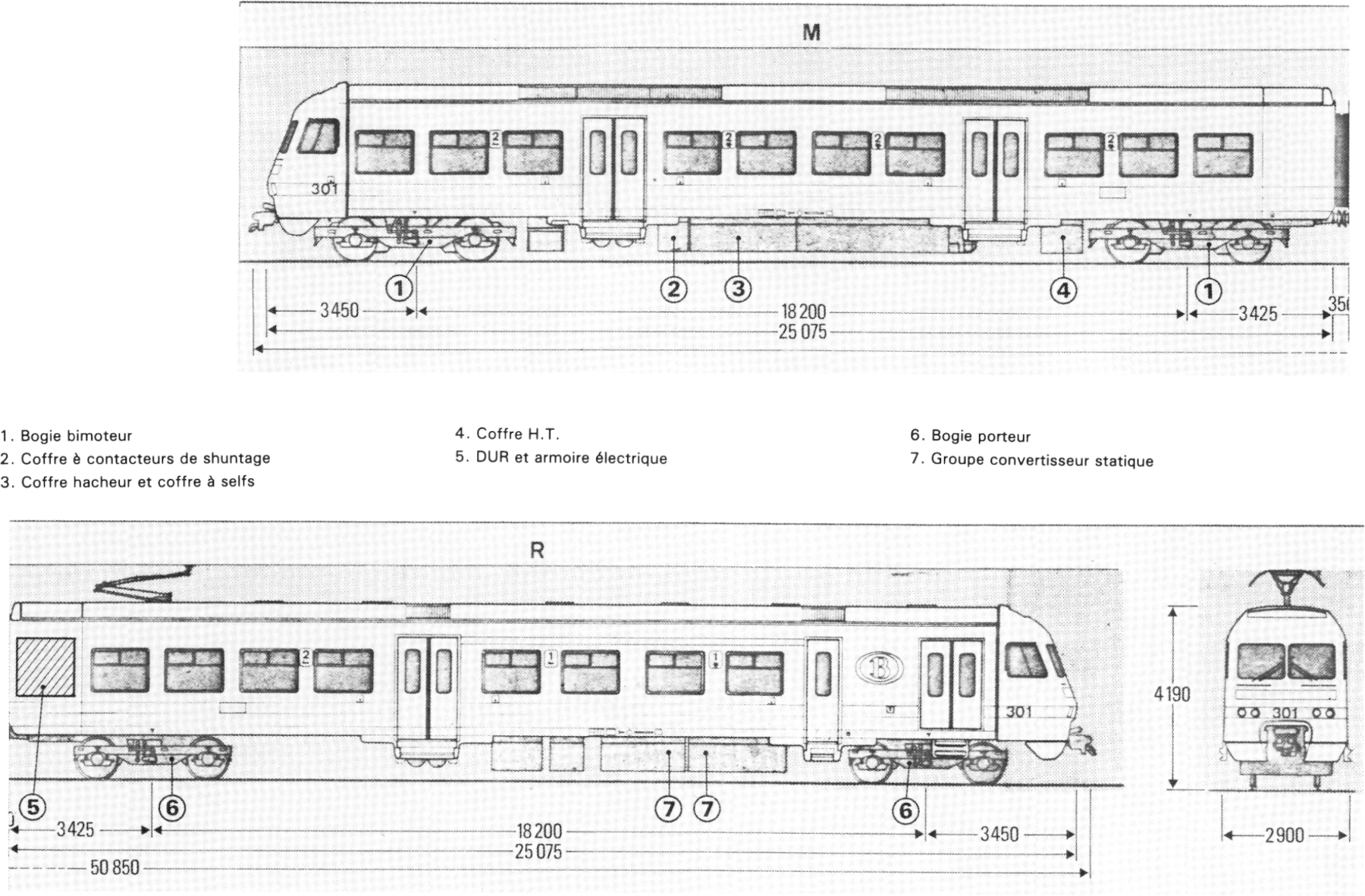 Схема электропоезда AM 80