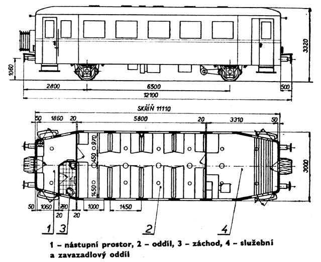 Схема вагона BDlm