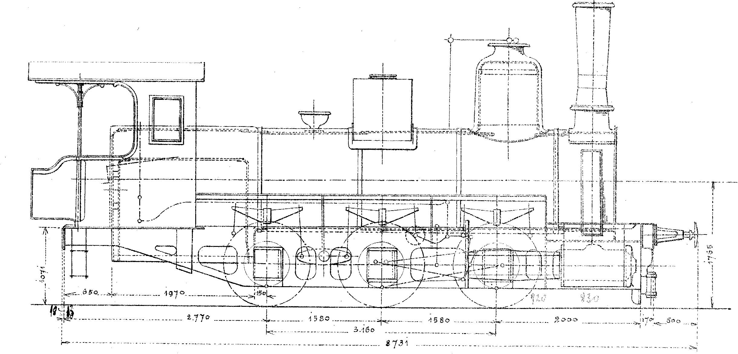 Схема паровоза BEB IIIa