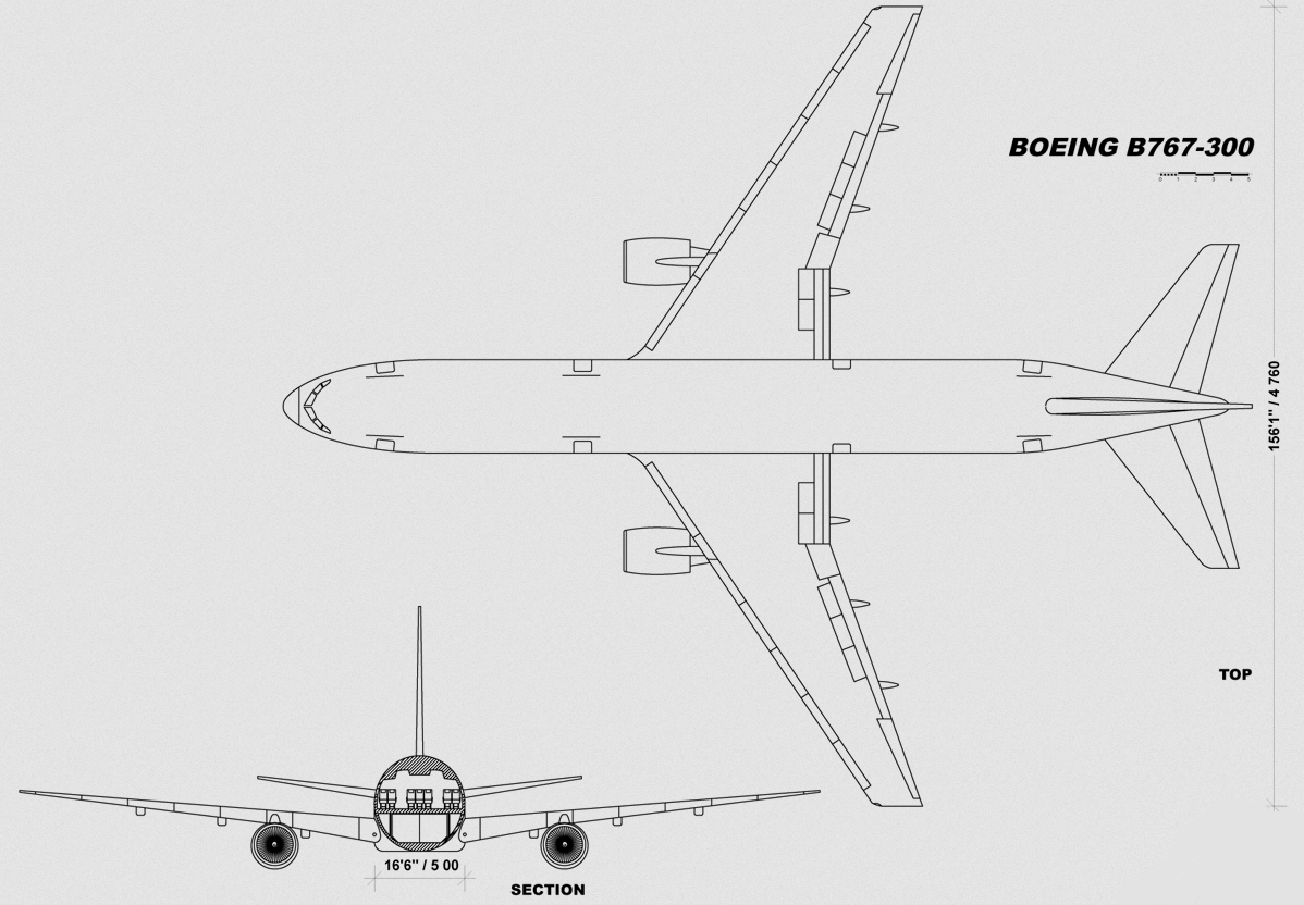 Boeing 767 схема
