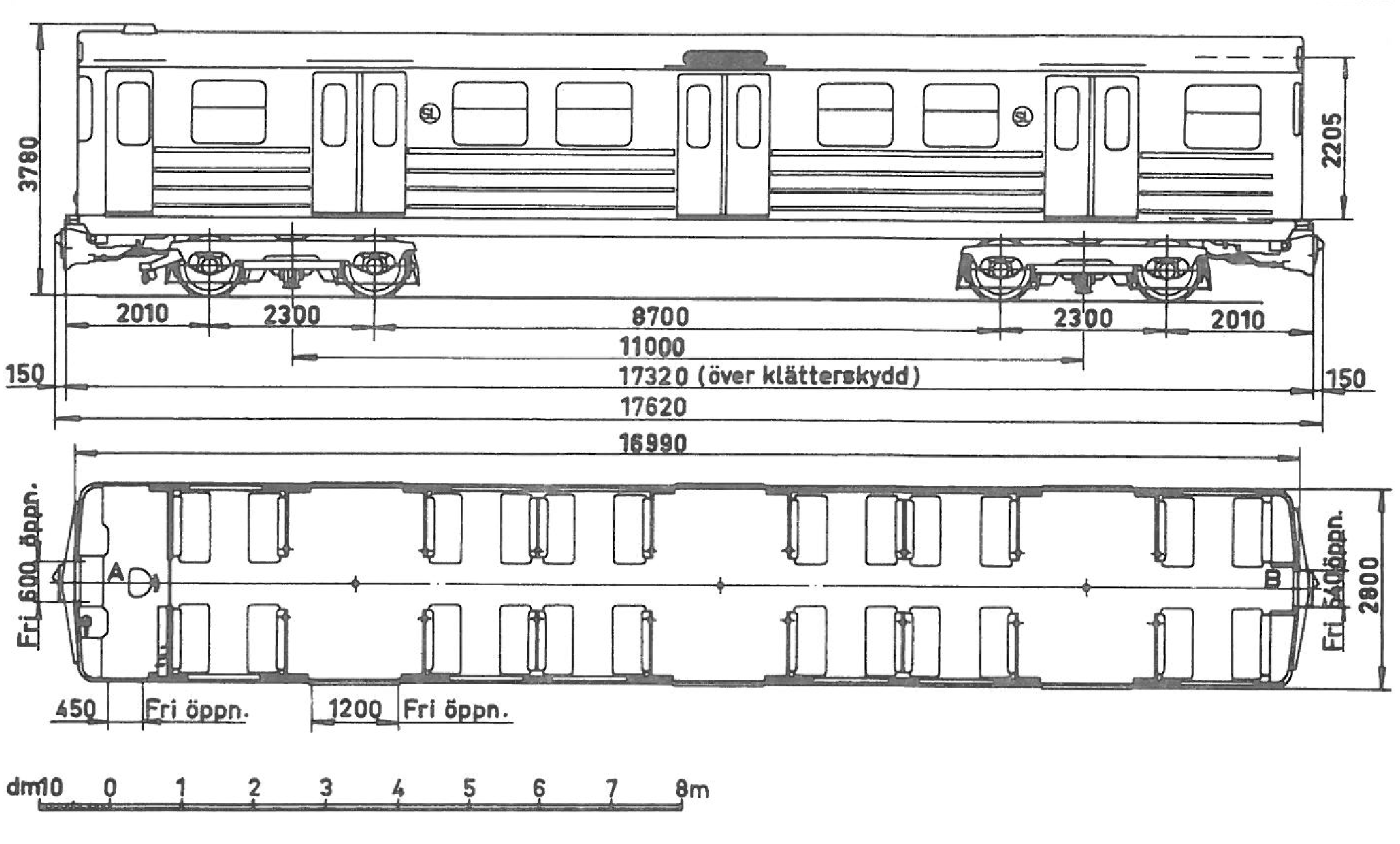 Схема вагона C6