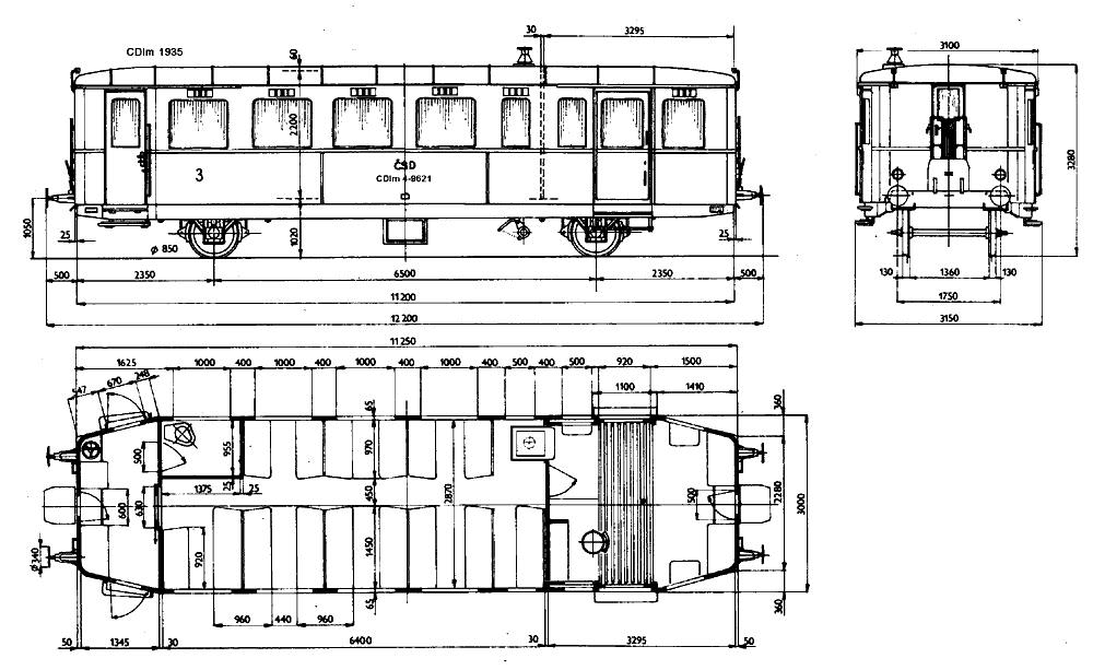 Схема вагонга CDlm