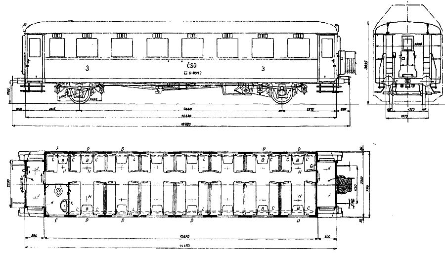 Схема вагона Ci