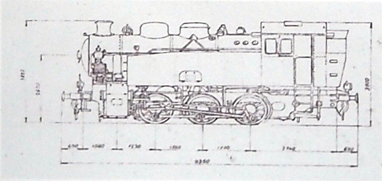 Схема паровоза CS 500