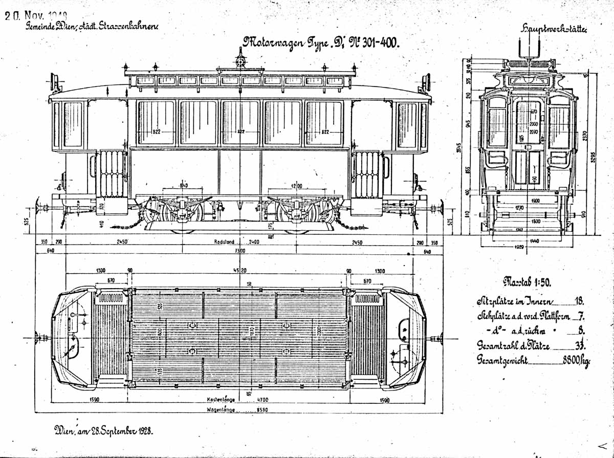 Схема трамвая D1
