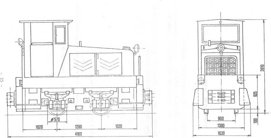 Схема локомотива dh120
