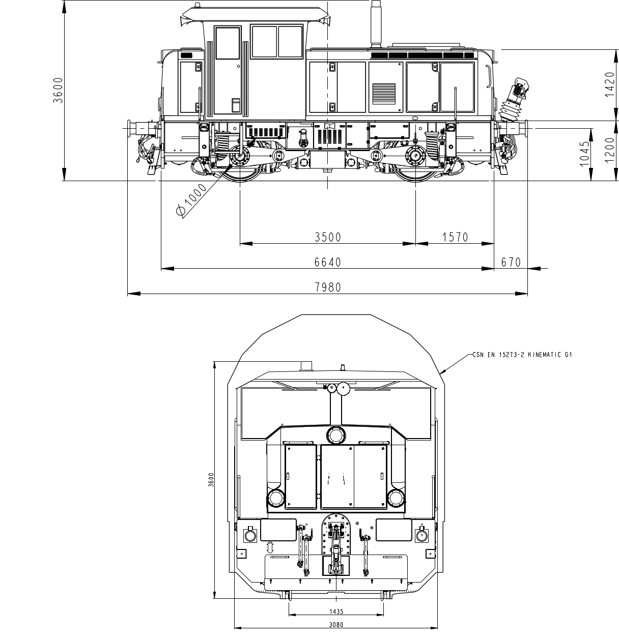 Схема тепловоза EffiShunter 300