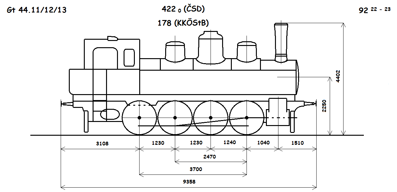 Схема паровоза kkStB 178