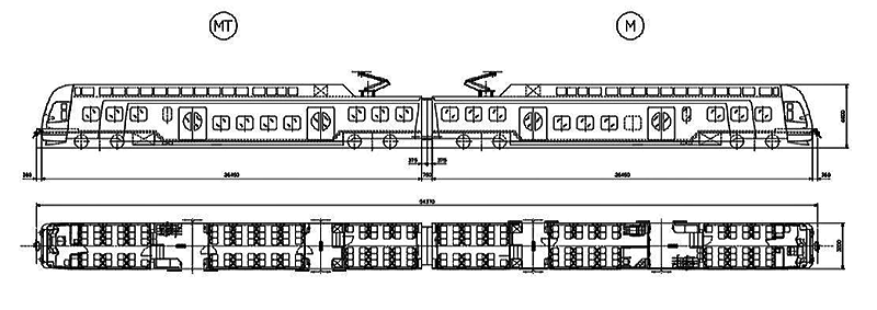 Cхема поезда Sm4