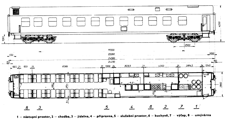 Схема вагона WR